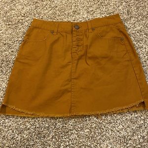 Button up Mini skirt